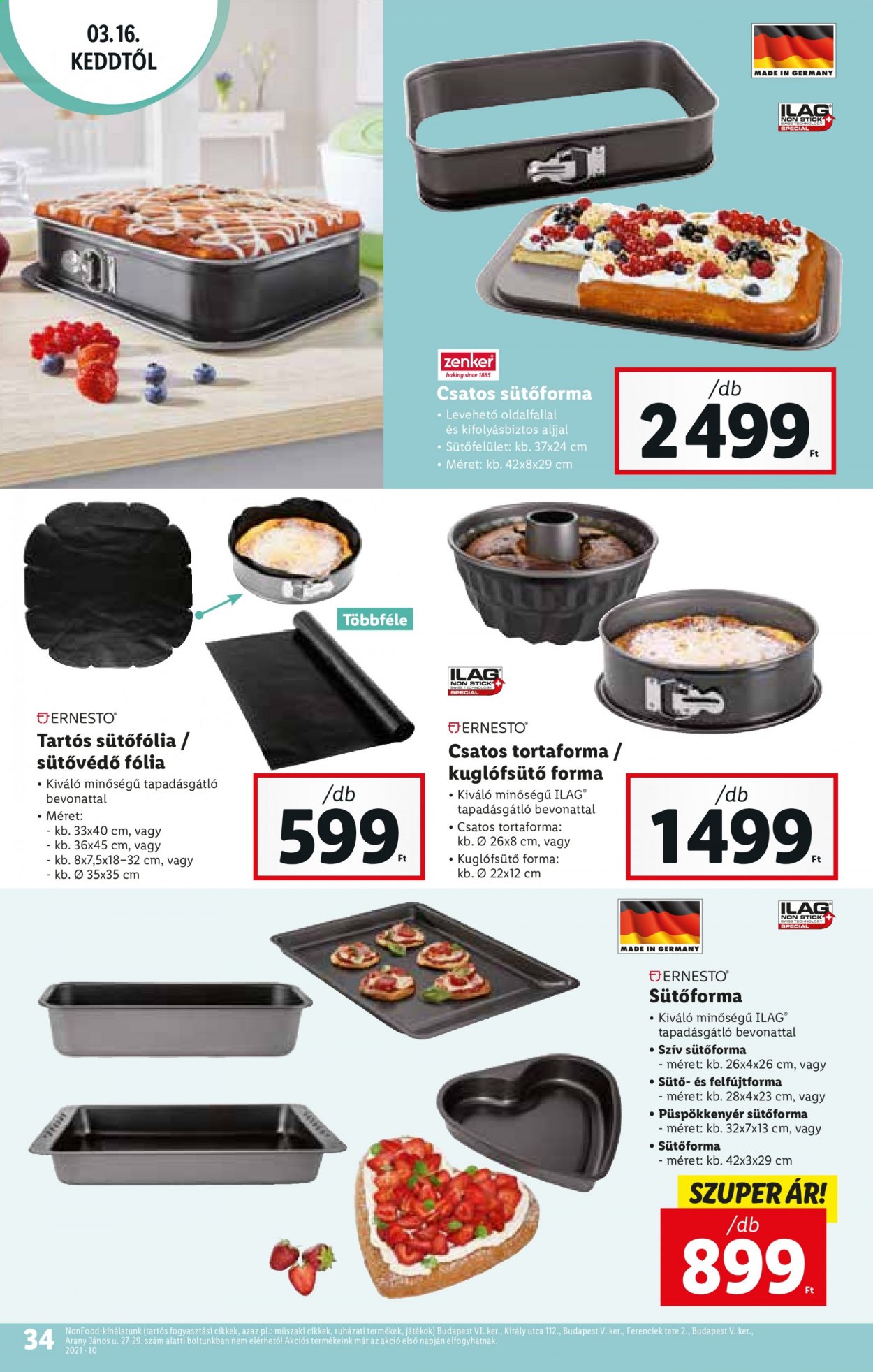 Lidl akciós újságok - 2021.03.11 - 2021.03.17. Oldal 34