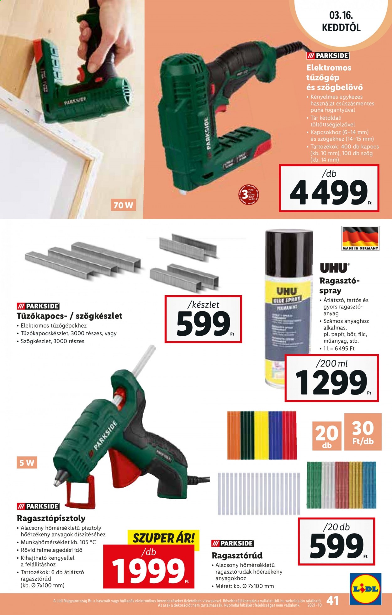 Lidl akciós újságok - 2021.03.11 - 2021.03.17. Oldal 41