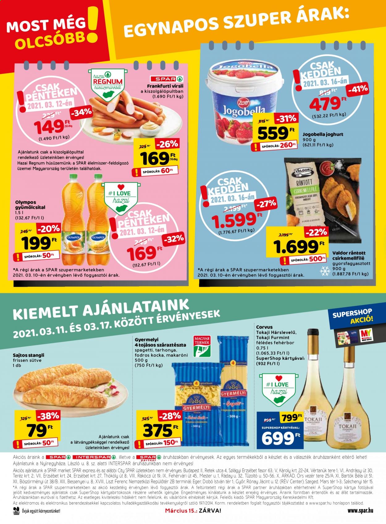 SPAR akciós újságok - 2021.03.11 - 2021.03.17. Oldal 32