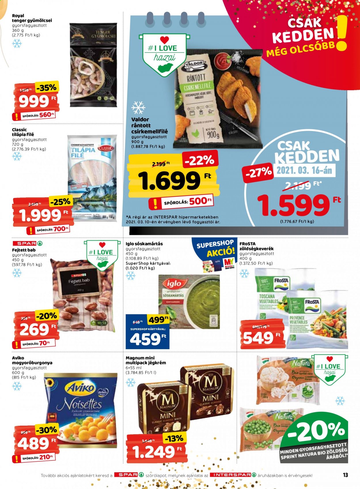 INTERSPAR akciós újságok - 2021.03.11 - 2021.03.17. Oldal 13