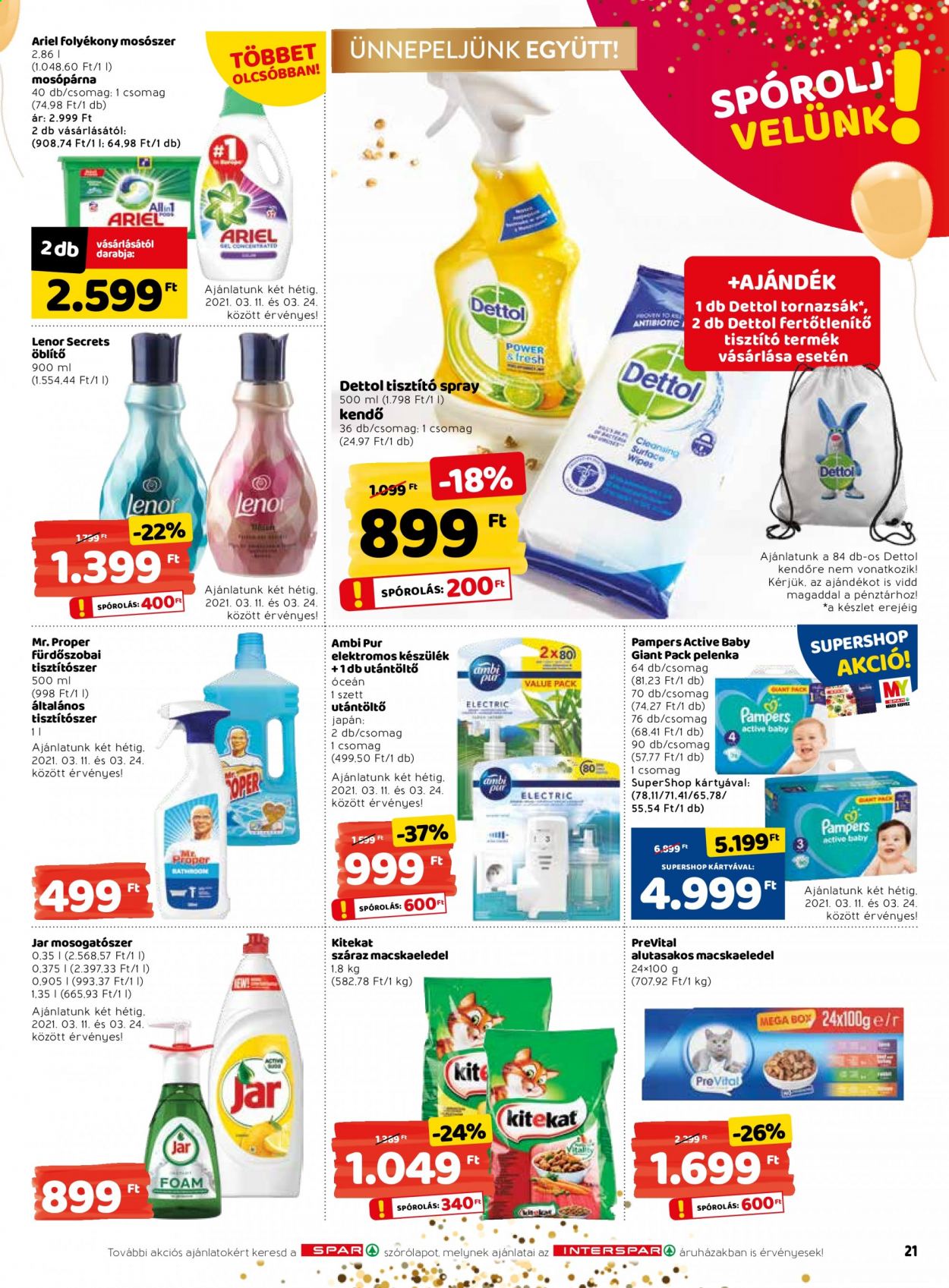 INTERSPAR akciós újságok - 2021.03.11 - 2021.03.17. Oldal 21