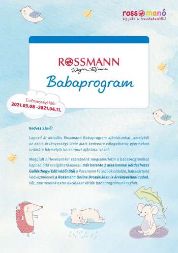 Újság Rossmann - 2021.03.08 - 2021.04.11.