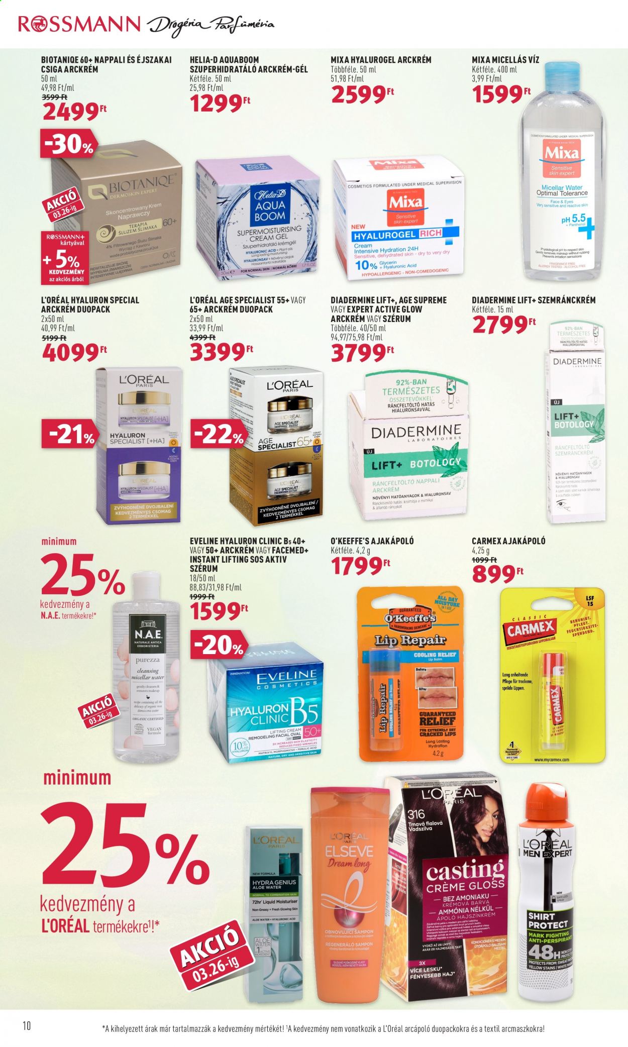 Rossmann akciós újságok - 2021.03.15 - 2021.03.19. Oldal 10