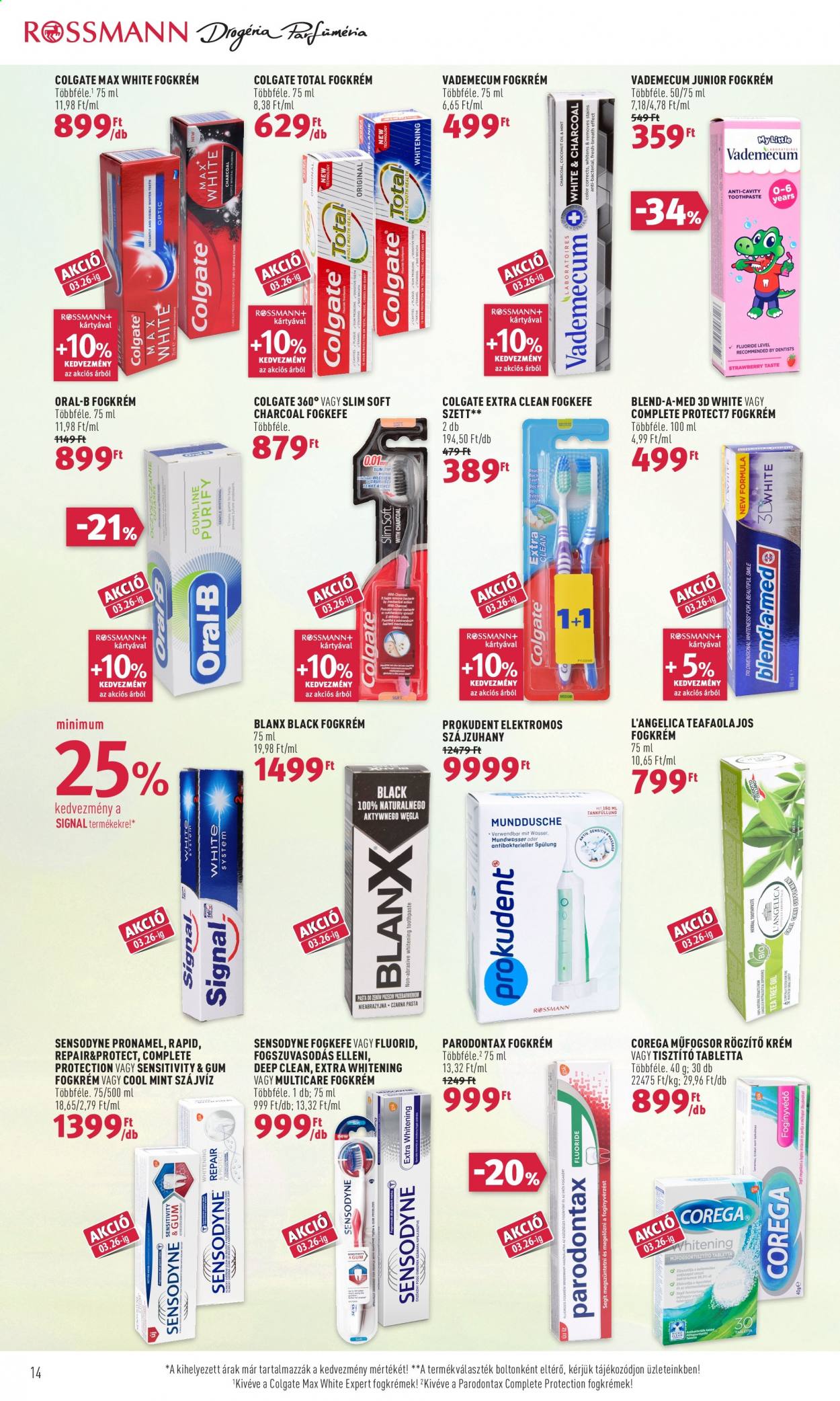 Rossmann akciós újságok - 2021.03.15 - 2021.03.19. Oldal 14