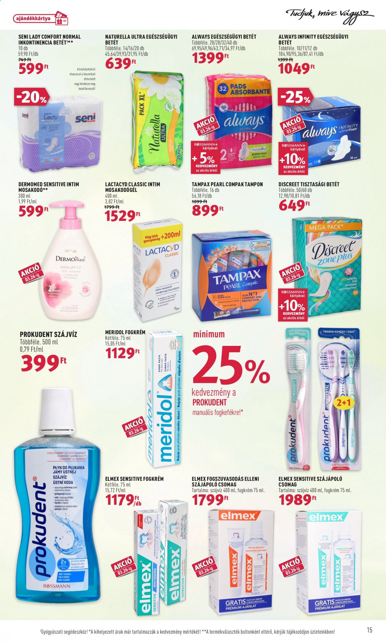 Rossmann akciós újságok - 2021.03.15 - 2021.03.19. Oldal 15