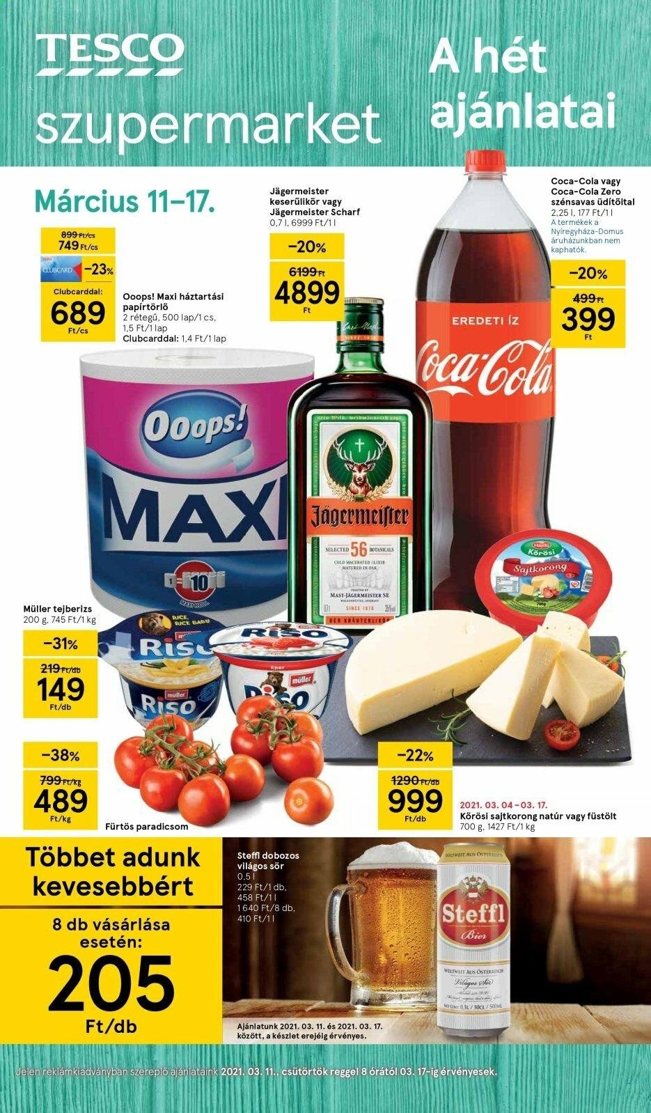 TESCO akciós újságok - 2021.03.11 - 2021.03.17. Oldal 1