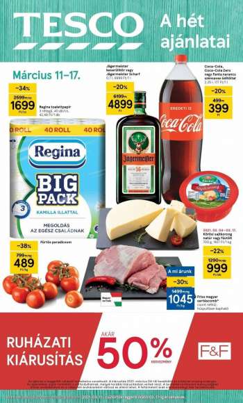 Újság TESCO - 2021.03.11 - 2021.03.17.