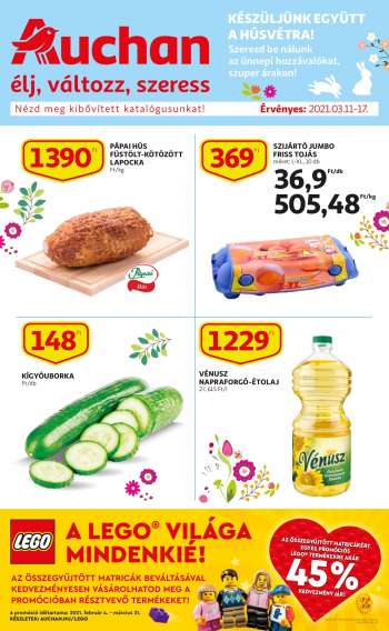 Újság Auchan - 2021.03.11 - 2021.03.17.