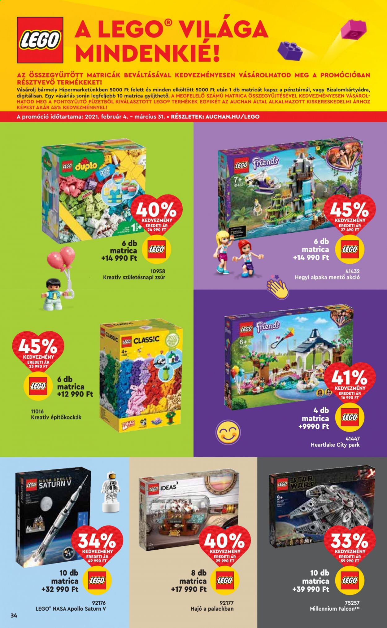 Auchan akciós újságok - 2021.03.11 - 2021.03.17. Oldal 34