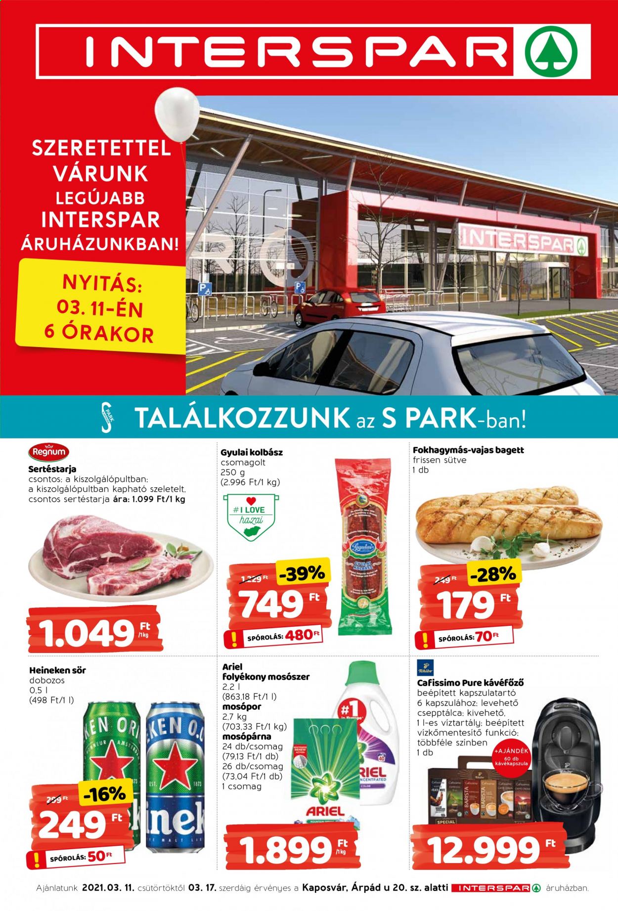 INTERSPAR akciós újságok - 2021.03.11 - 2021.03.17. Oldal 1