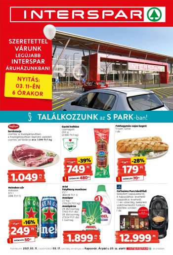 Újság INTERSPAR - 2021.03.11 - 2021.03.17.