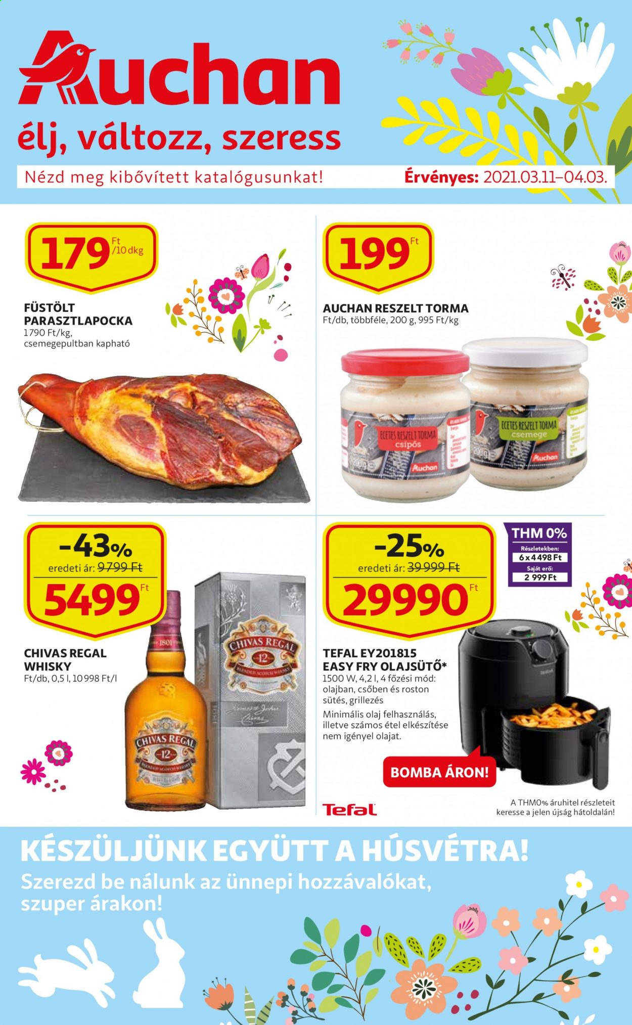 Auchan akciós újságok - 2021.03.11 - 2021.04.03. Oldal 1