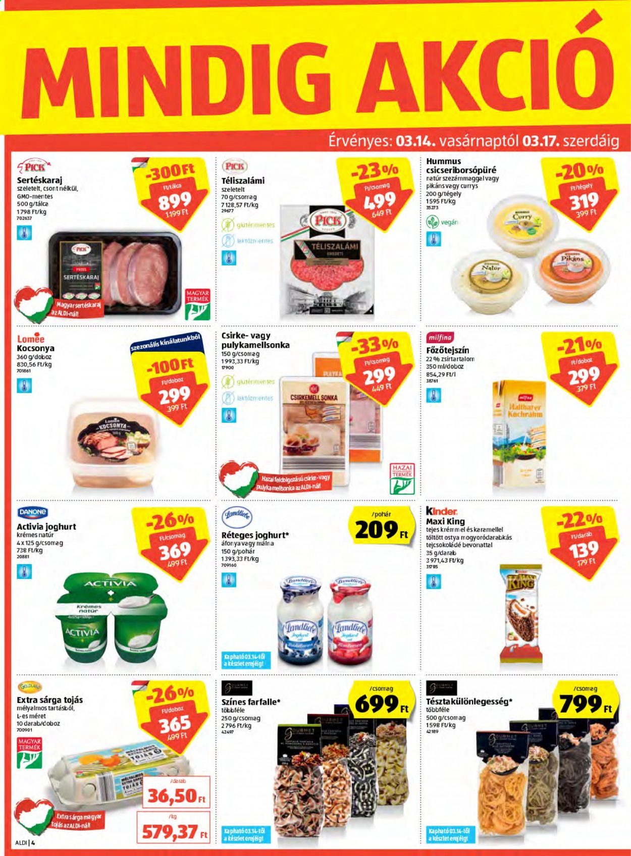 Aldi akciós újságok - 2021.03.11 - 2021.03.17. Oldal 4