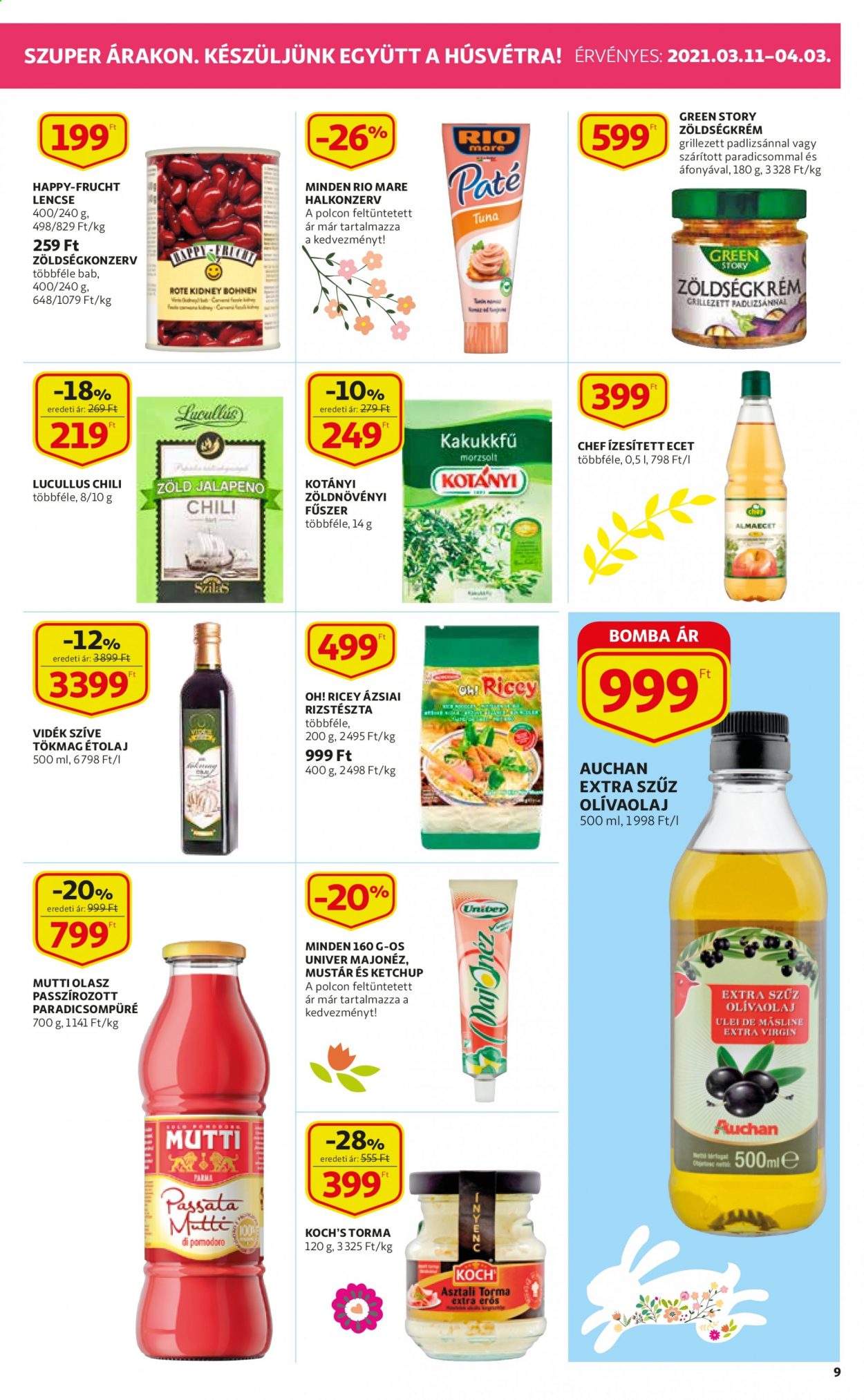 Auchan akciós újságok - 2021.03.11 - 2021.04.03. Oldal 9