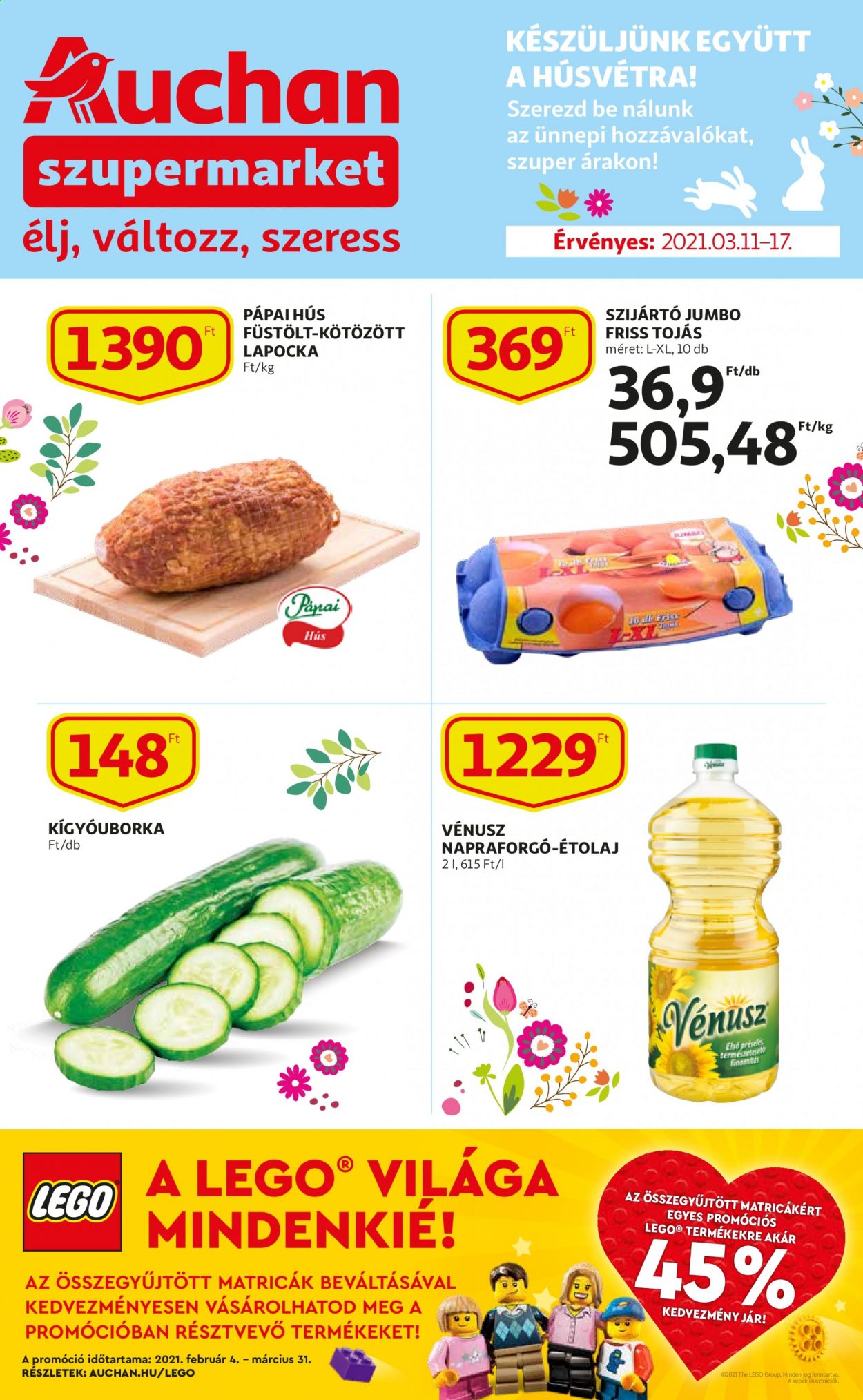 Auchan akciós újságok - 2021.03.11 - 2021.03.17. Oldal 1