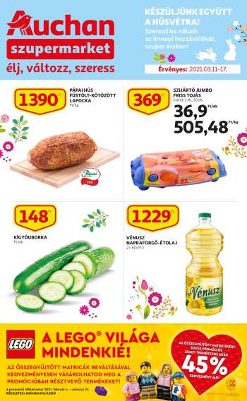 Újság Auchan - 2021.03.11 - 2021.04.03.