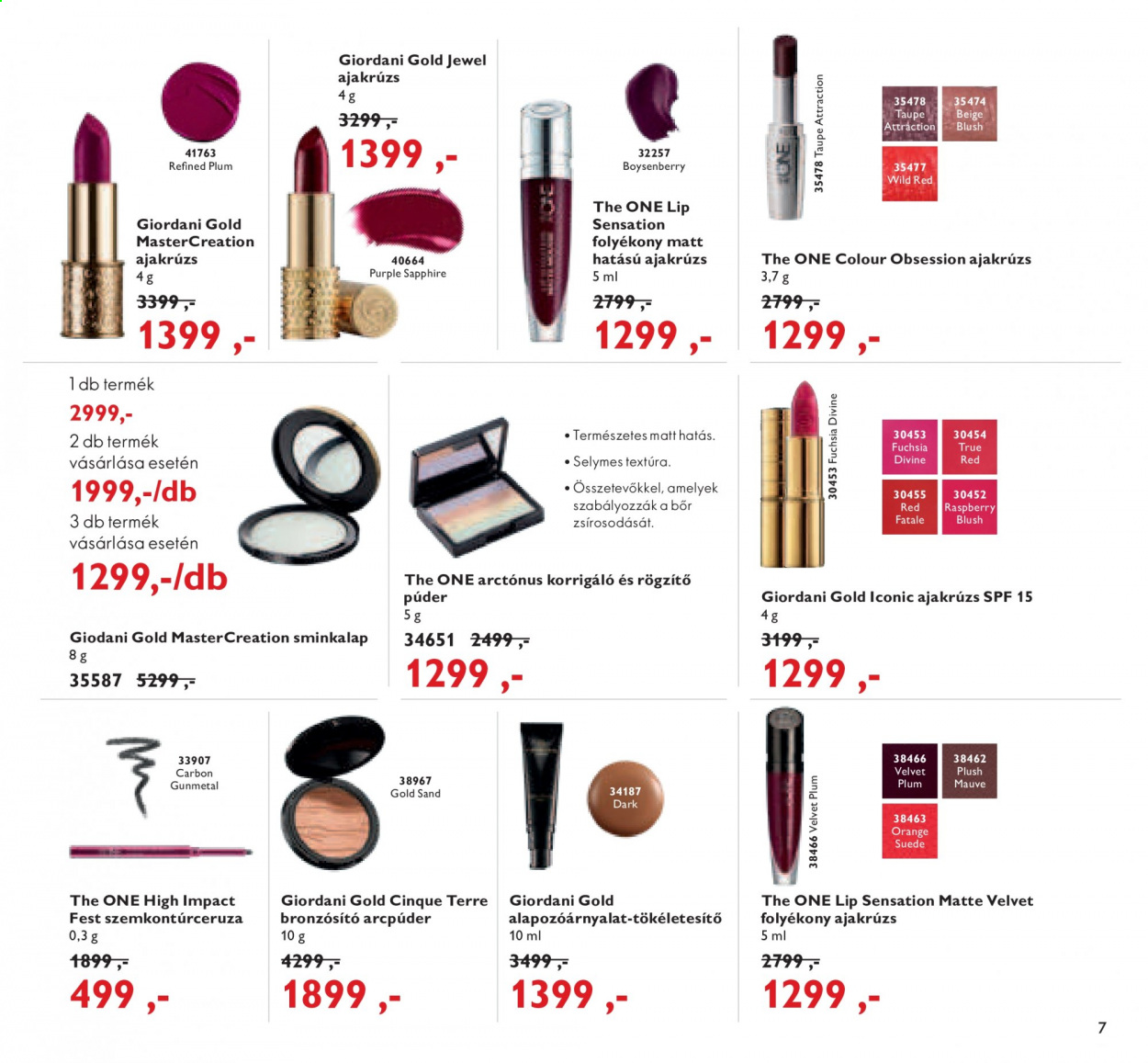 Oriflame akciós újságok - 2021.03.09 - 2021.03.29. Oldal 7