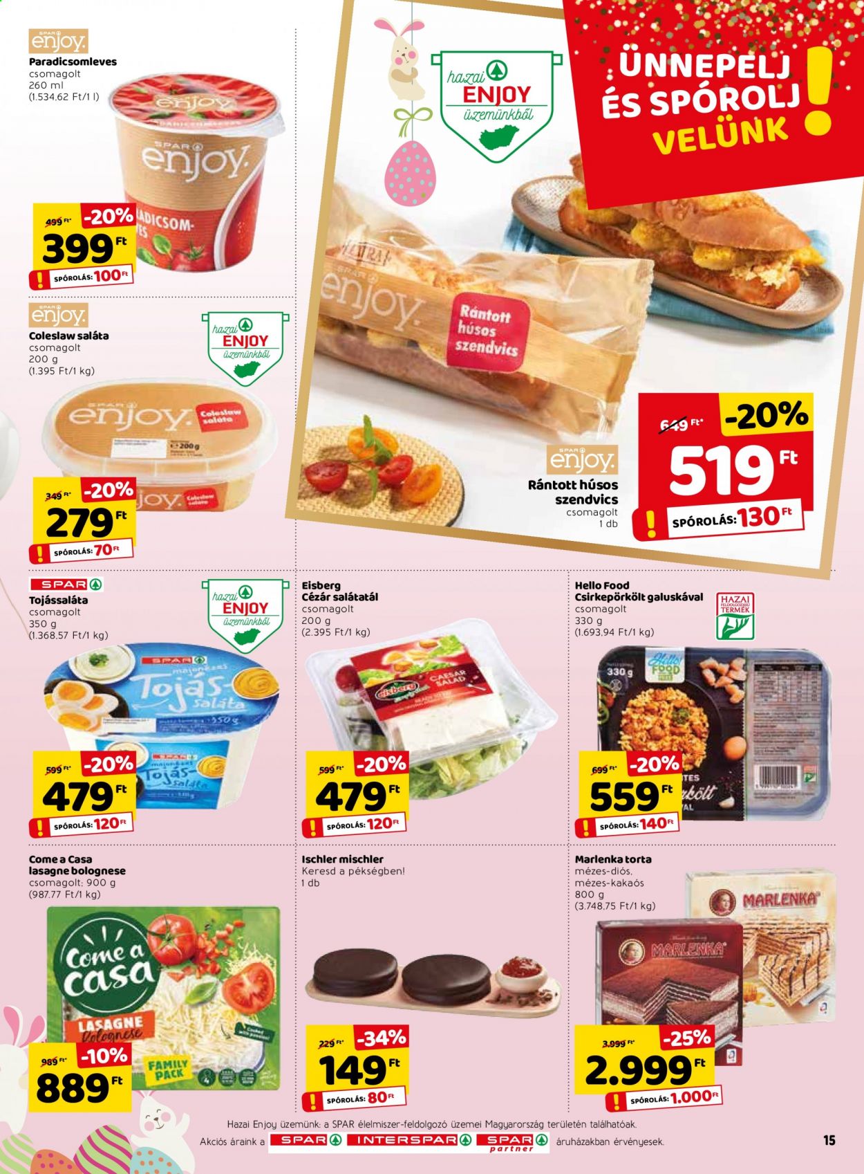 SPAR akciós újságok - 2021.03.18 - 2021.03.24. Oldal 15