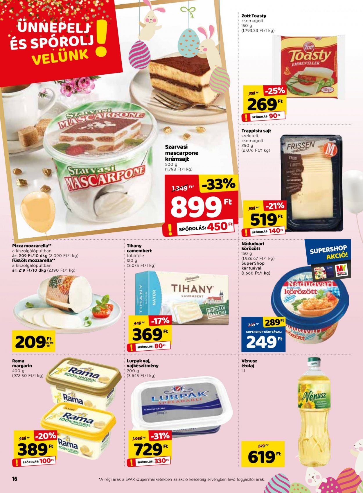 SPAR akciós újságok - 2021.03.18 - 2021.03.24. Oldal 16