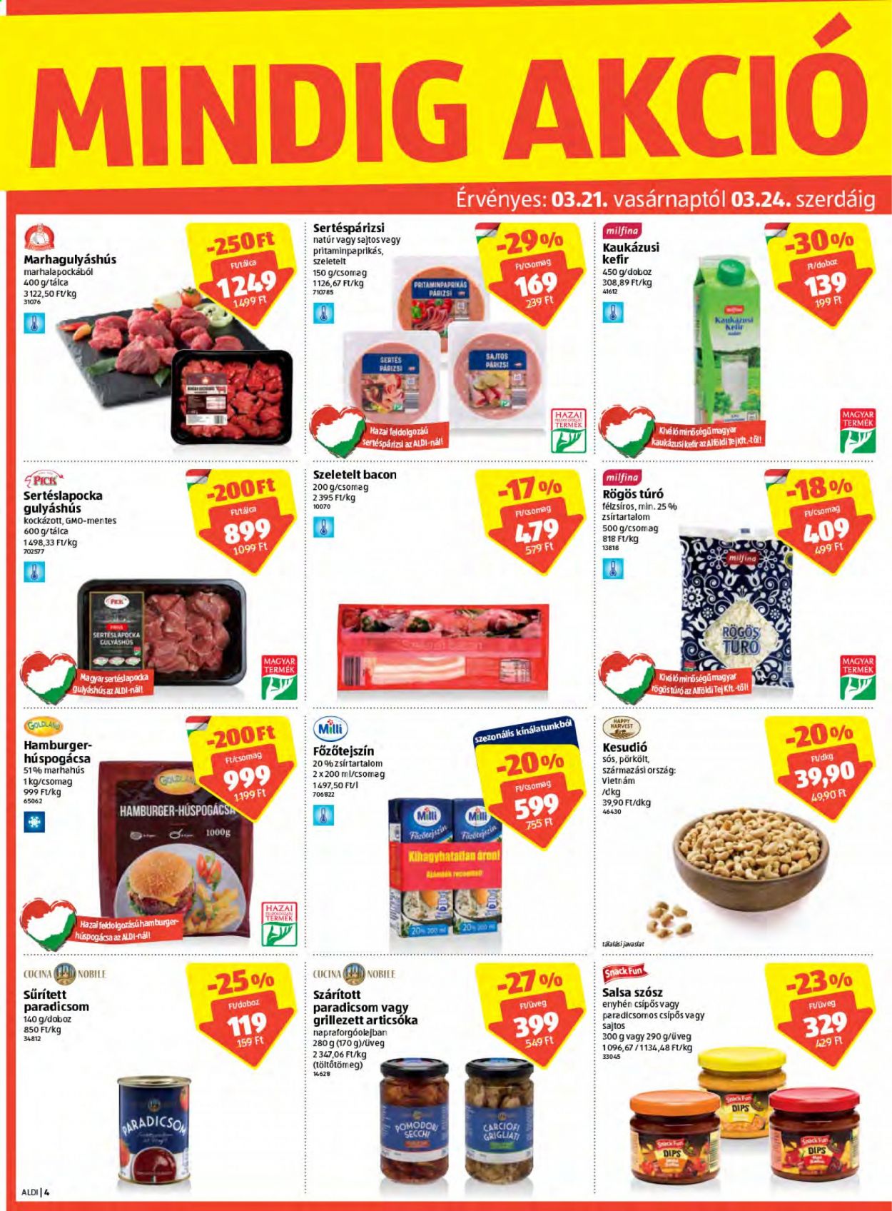 Aldi akciós újságok - 2021.03.18 - 2021.03.24. Oldal 4