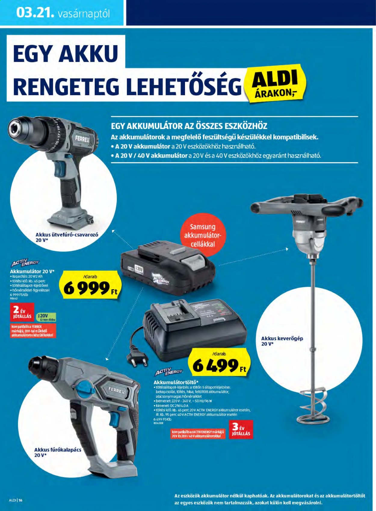 Aldi akciós újságok - 2021.03.18 - 2021.03.24. Oldal 16