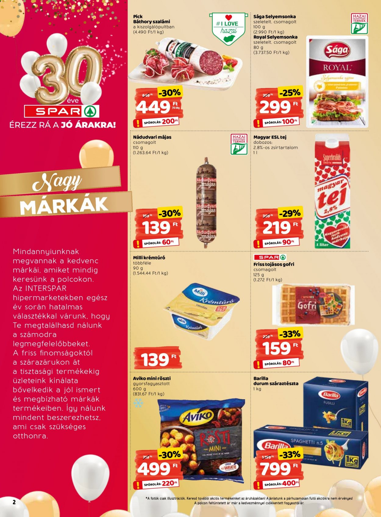 INTERSPAR akciós újságok - 2021.03.18 - 2021.03.24. Oldal 2