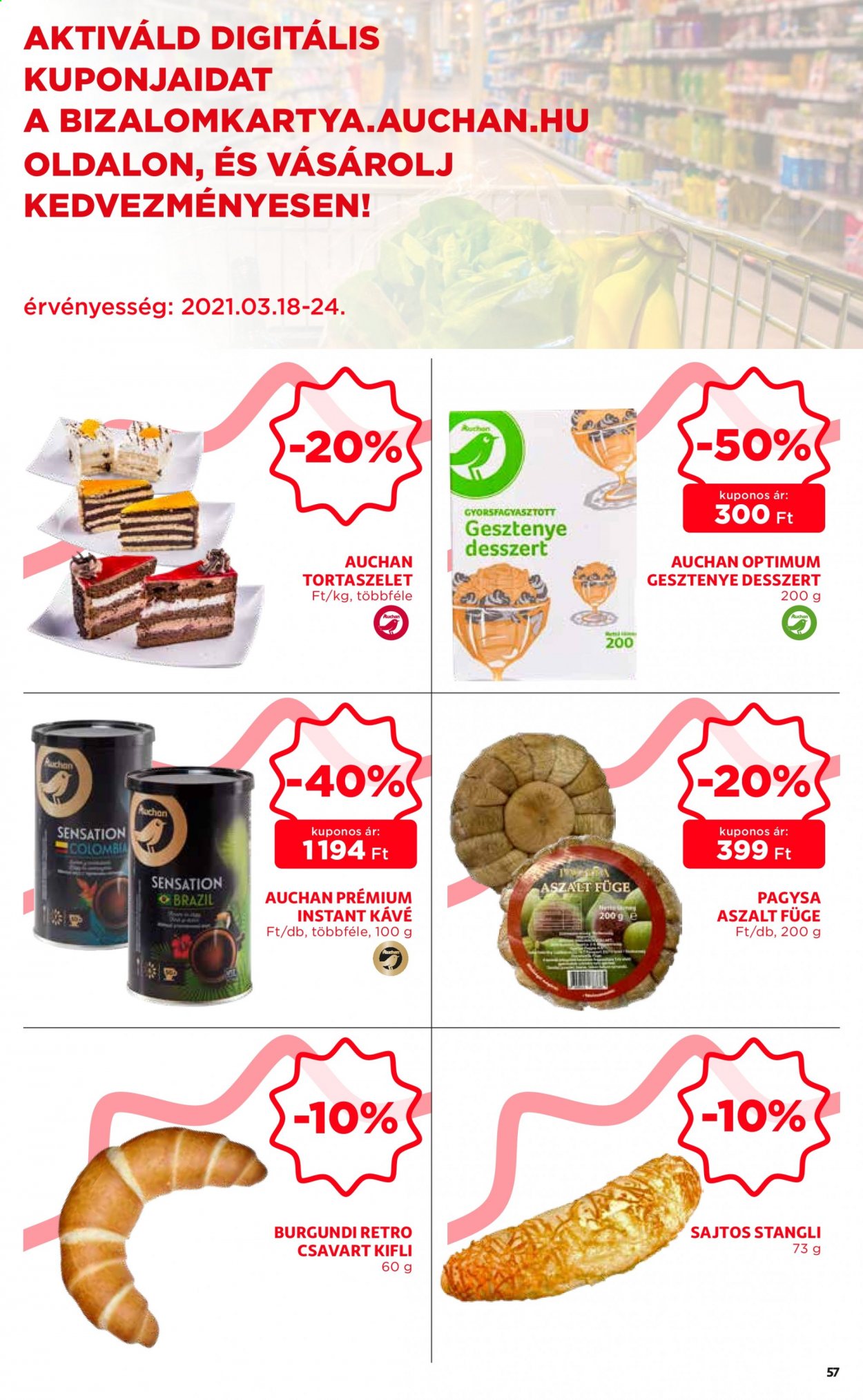 Auchan akciós újságok - 2021.03.18 - 2021.03.24. Oldal 57