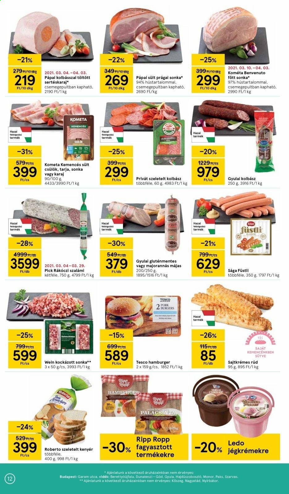 TESCO akciós újságok - 2021.03.18 - 2021.03.24. Oldal 12