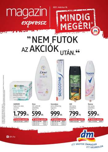 Újság dm drogerie markt - 2021.03.18 - 2021.03.31.