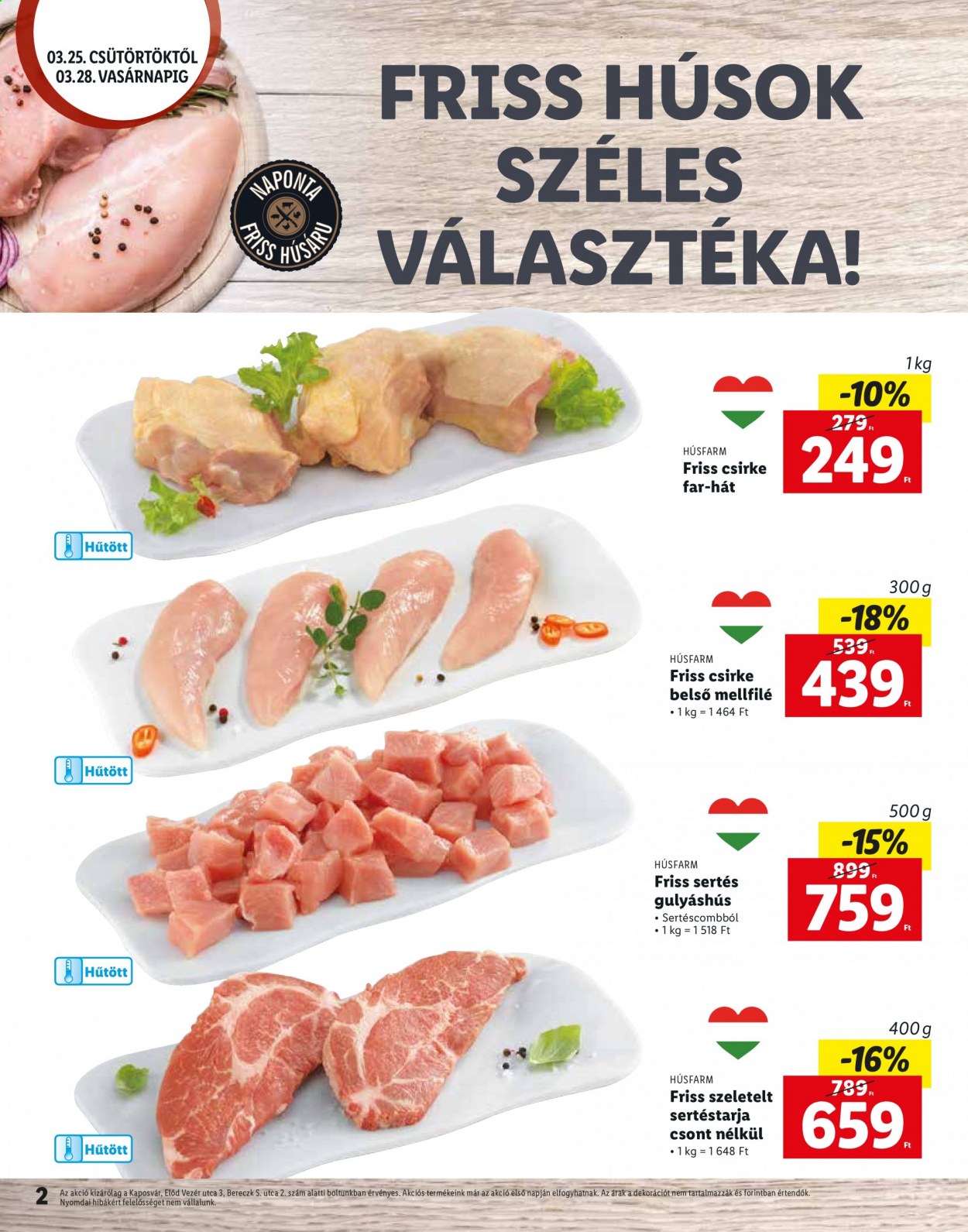 Lidl akciós újságok - 2021.03.25 - 2021.03.28. Oldal 2