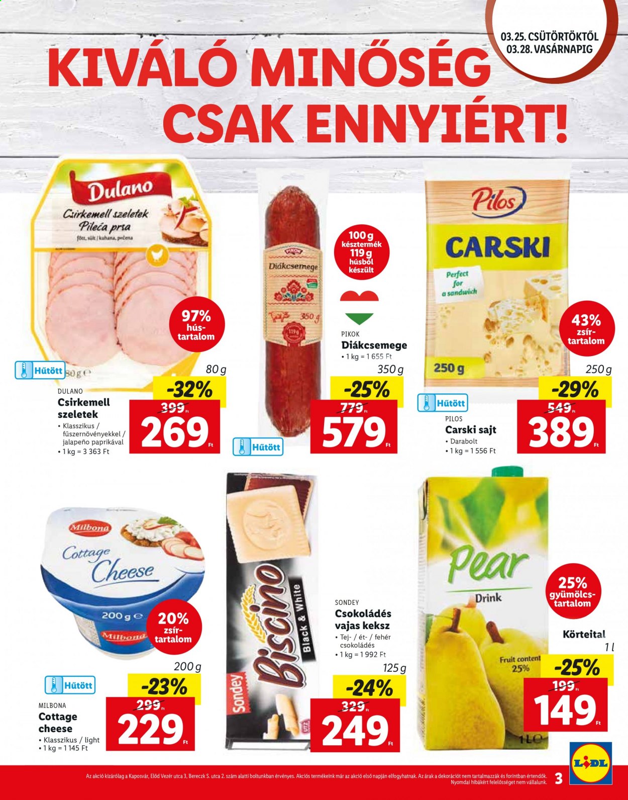 Lidl akciós újságok - 2021.03.25 - 2021.03.28. Oldal 3