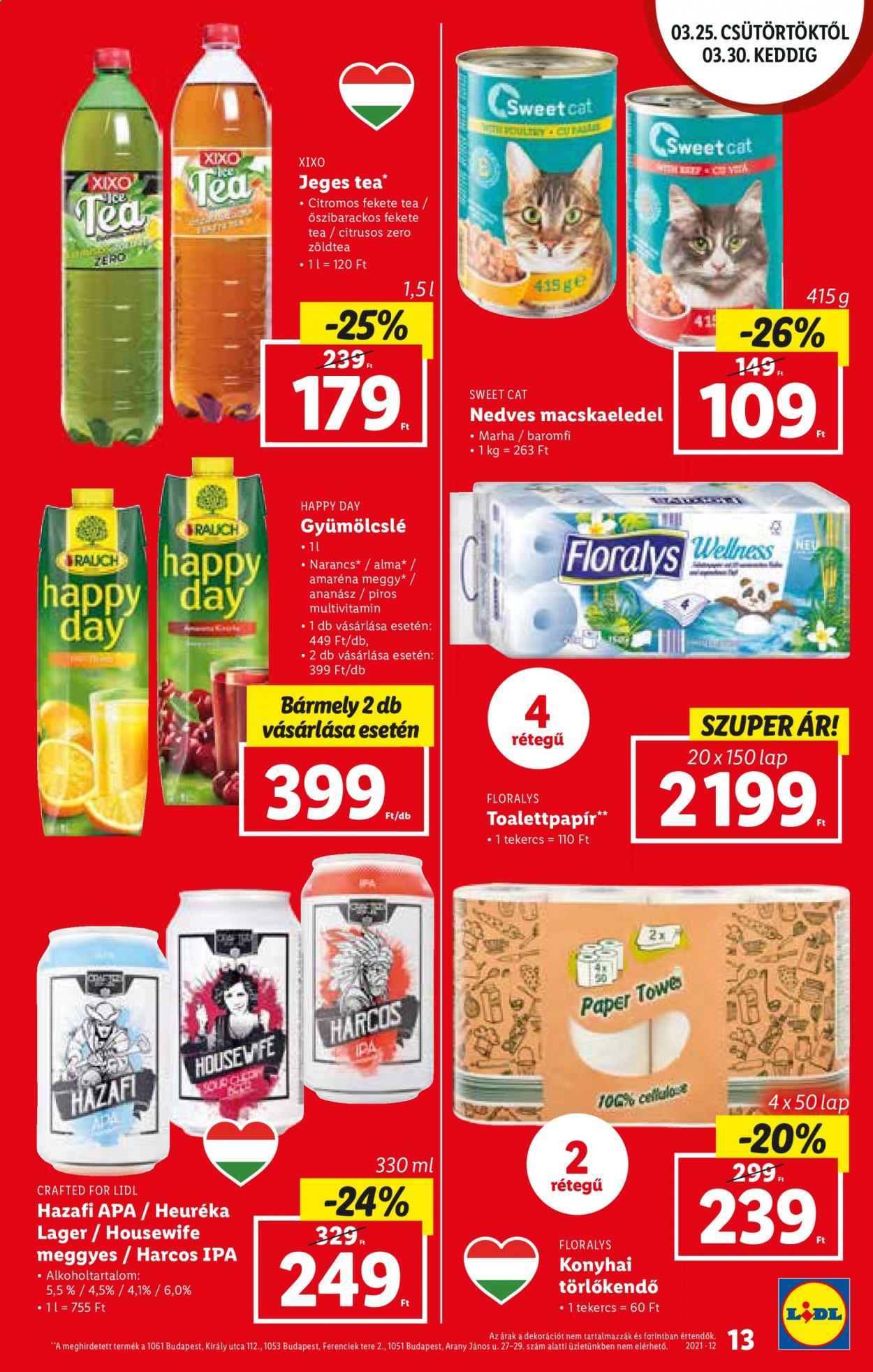 Lidl akciós újságok - 2021.03.25 - 2021.03.30. Oldal 13