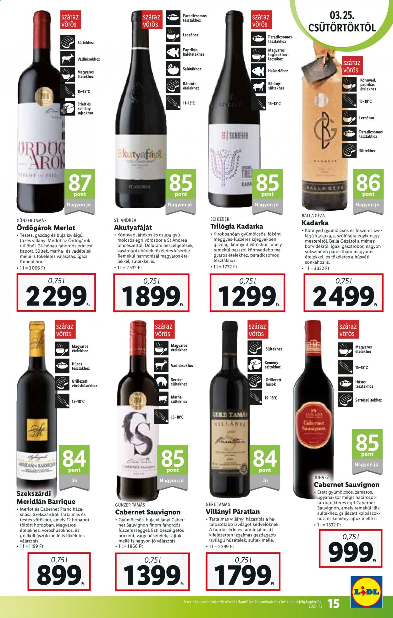 Lidl akciós újságok - 2021.03.25 - 2021.03.30. Oldal 15