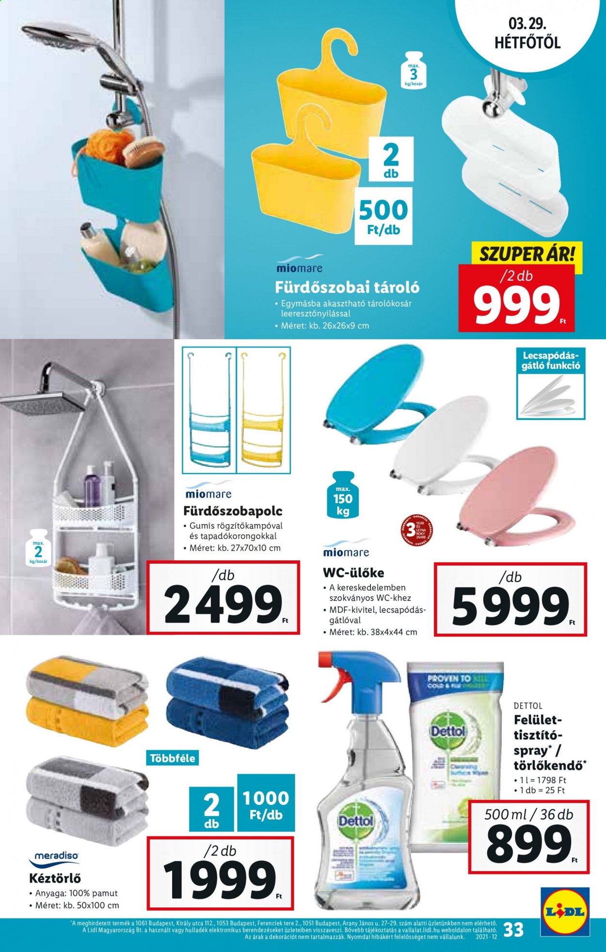 Lidl akciós újságok - 2021.03.25 - 2021.03.30. Oldal 33