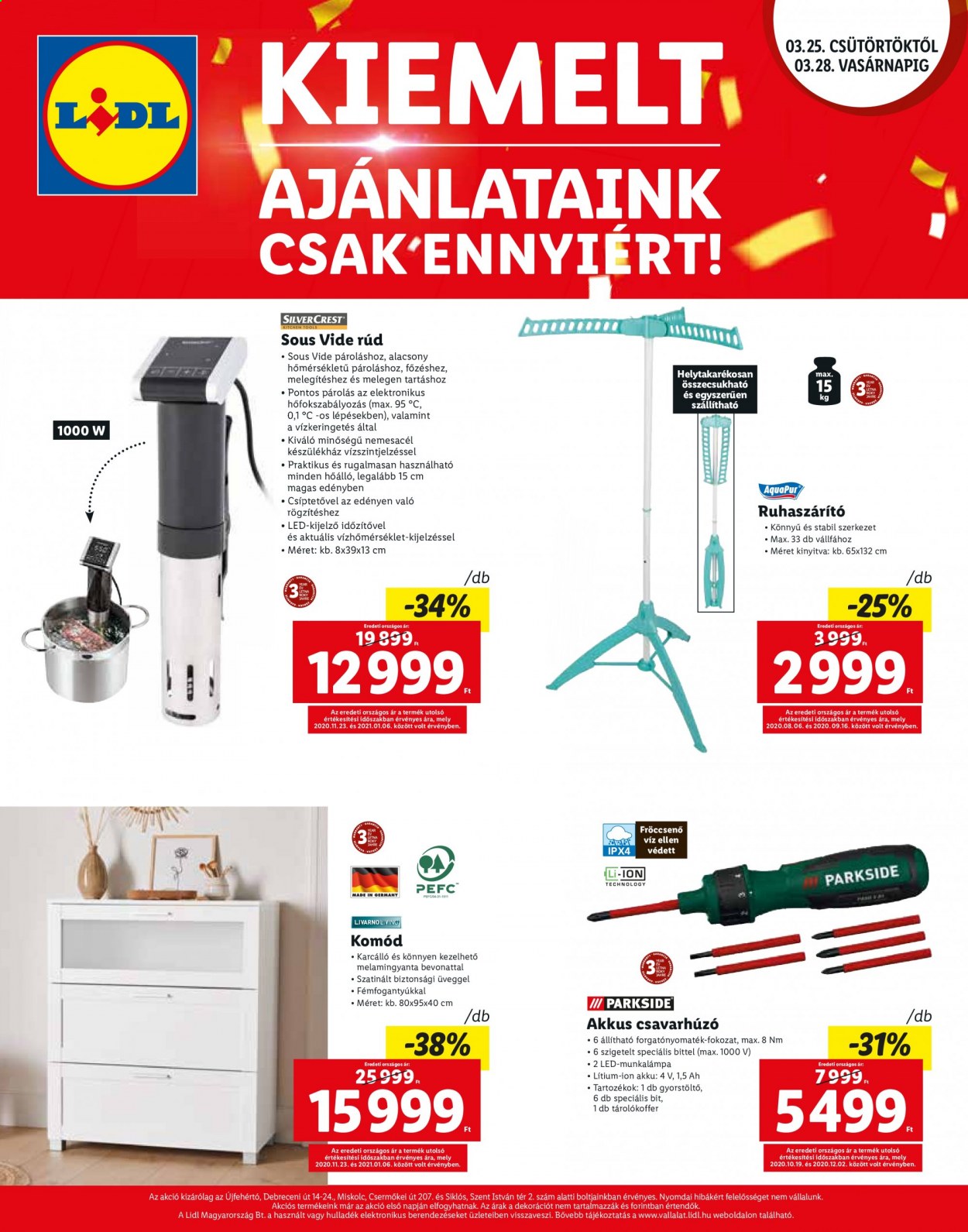 Lidl akciós újságok - 2021.03.25 - 2021.03.28. Oldal 4