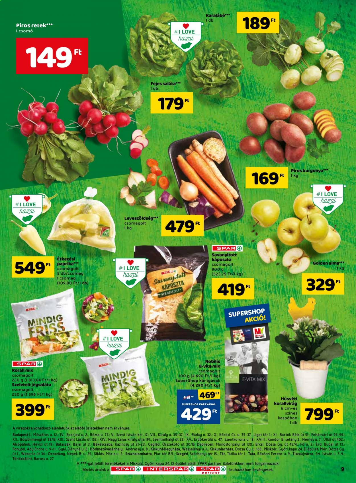 SPAR akciós újságok - 2021.03.25 - 2021.04.03. Oldal 9