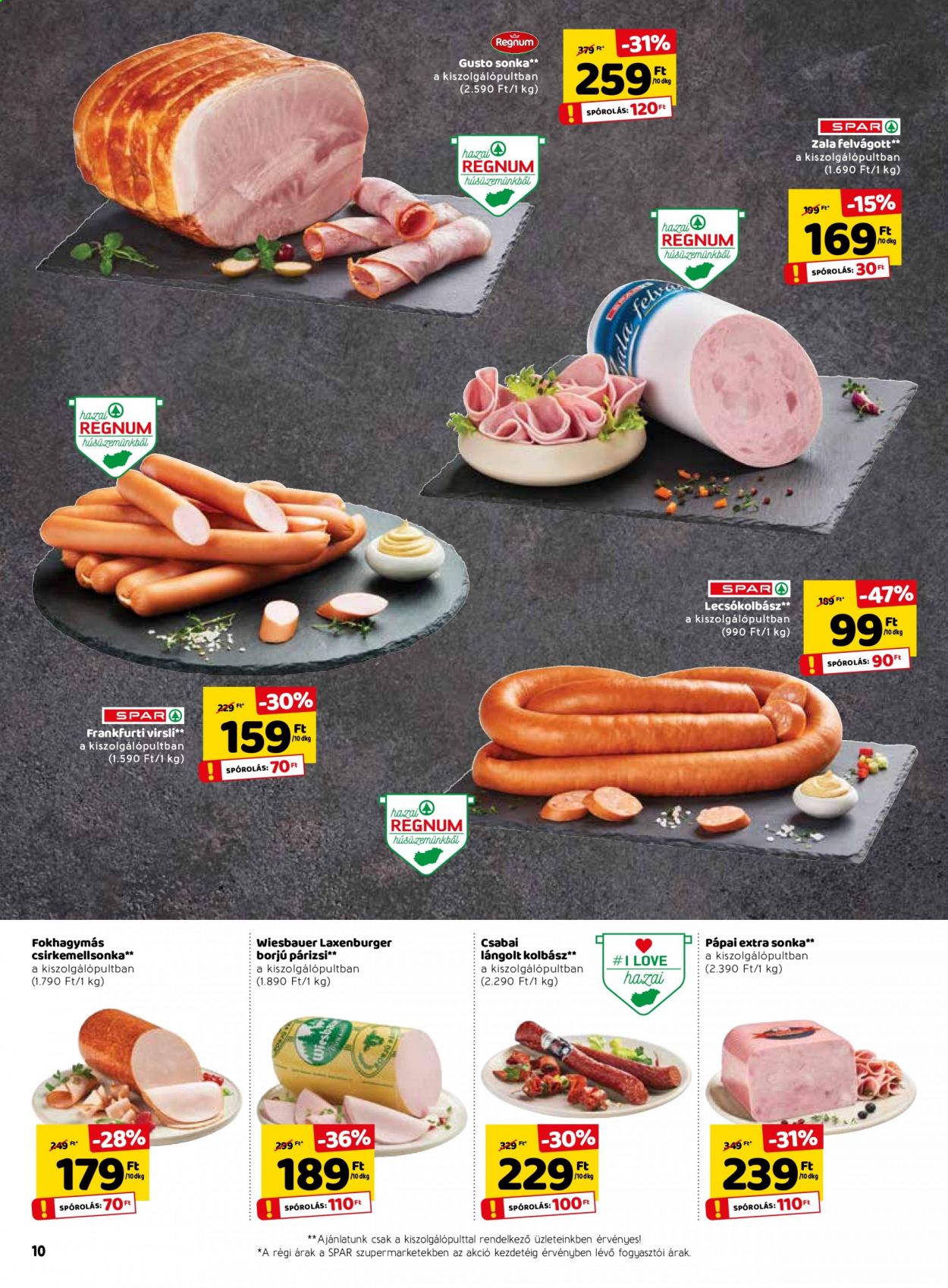 SPAR akciós újságok - 2021.03.25 - 2021.04.03. Oldal 10