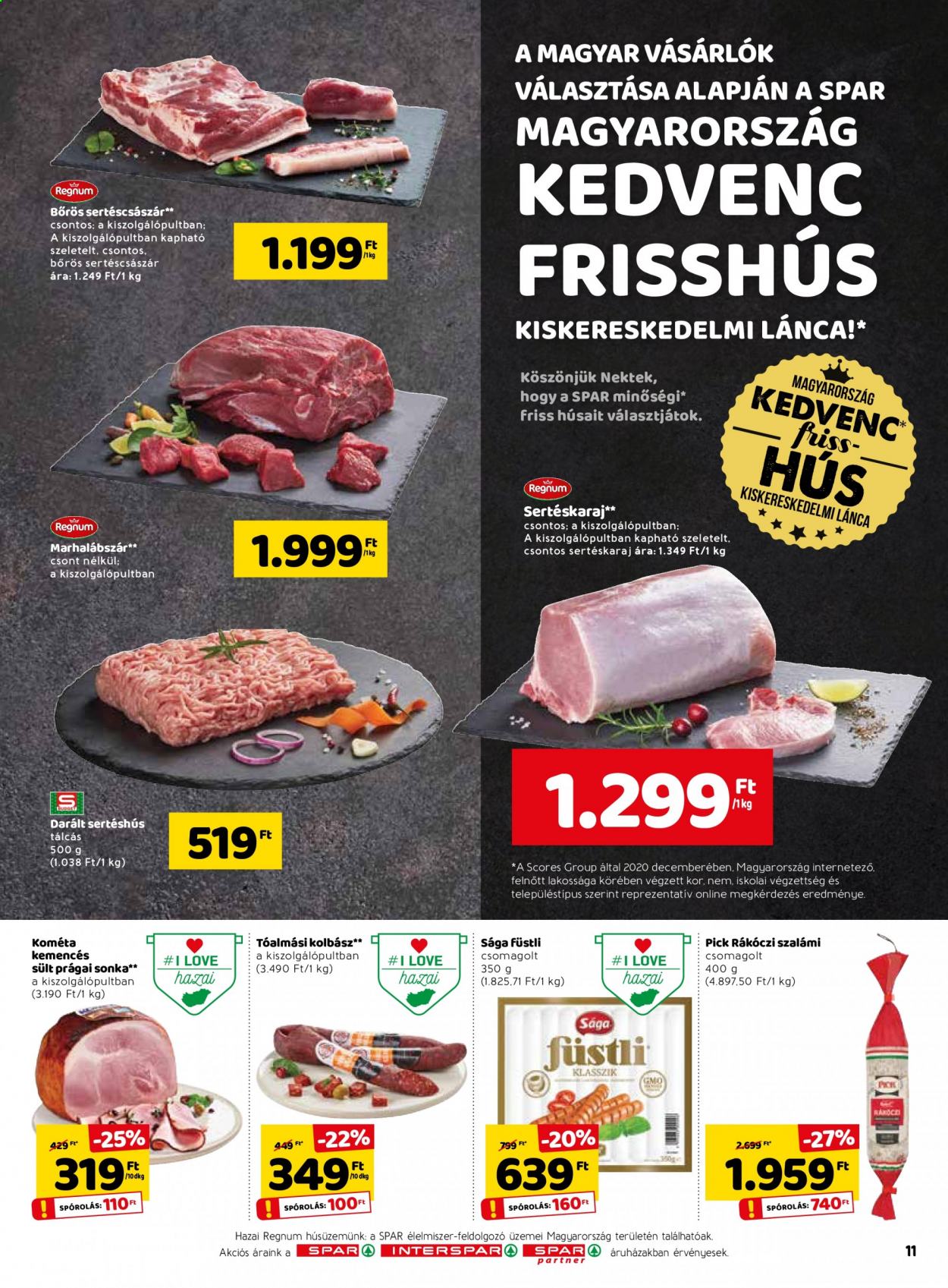 SPAR akciós újságok - 2021.03.25 - 2021.04.03. Oldal 11