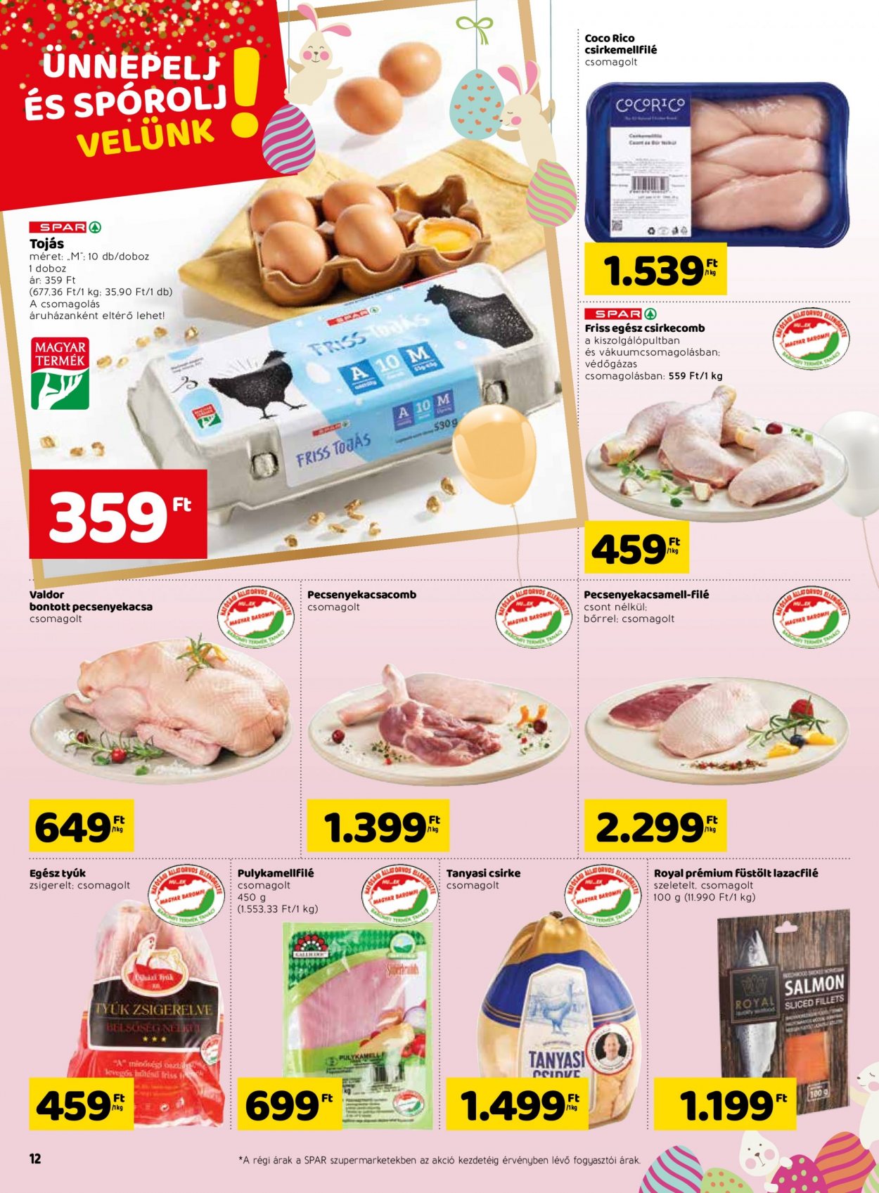 SPAR akciós újságok - 2021.03.25 - 2021.04.03. Oldal 12