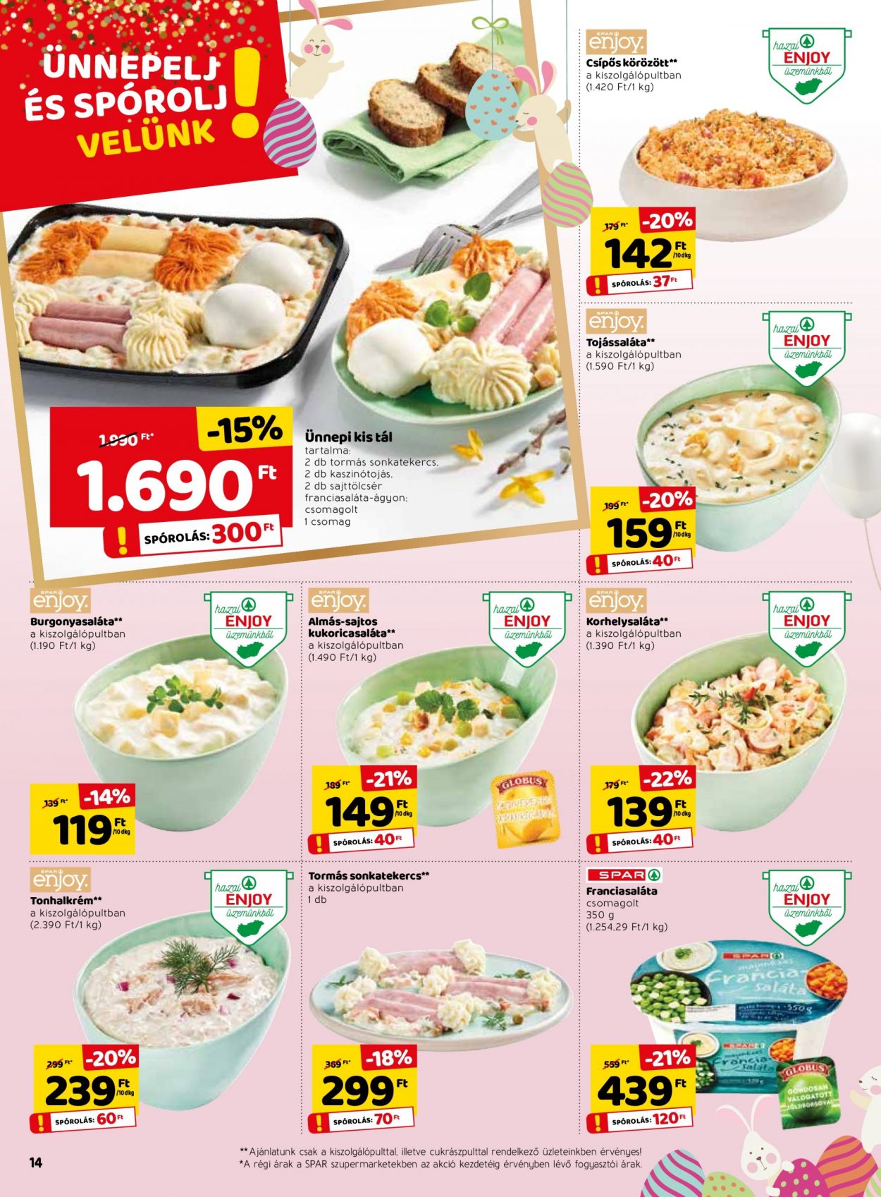 SPAR akciós újságok - 2021.03.25 - 2021.04.03. Oldal 14