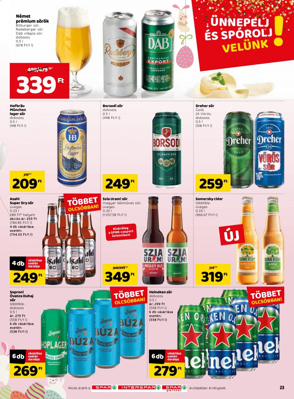 SPAR akciós újságok - 2021.03.25 - 2021.04.03. Oldal 23