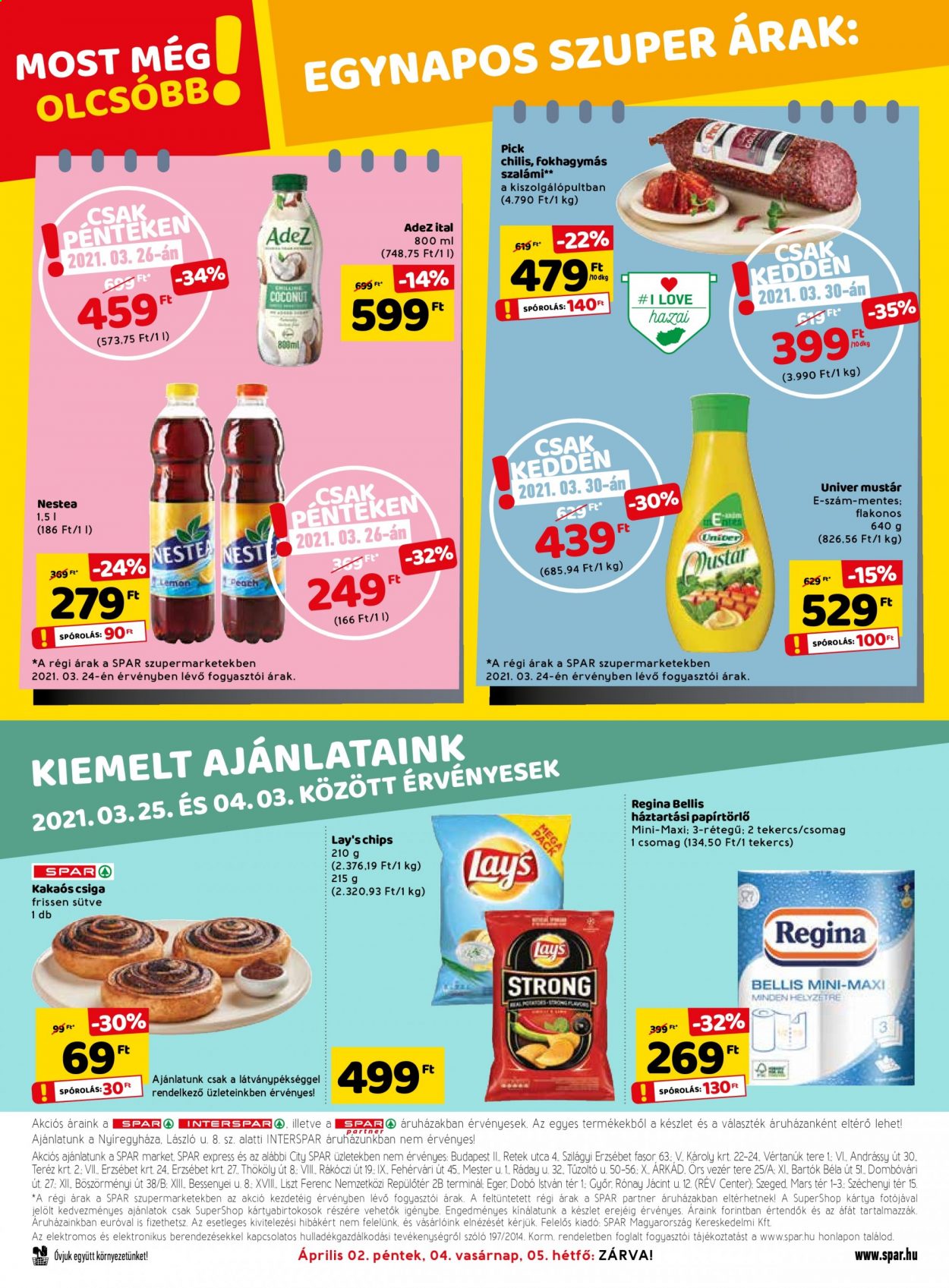 SPAR akciós újságok - 2021.03.25 - 2021.04.03. Oldal 32
