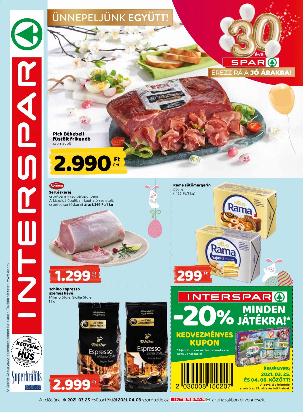 INTERSPAR akciós újságok - 2021.03.25 - 2021.04.03. Oldal 1