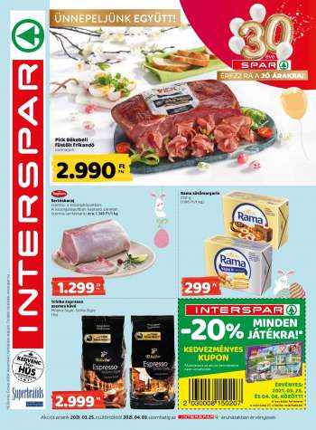 Újság INTERSPAR - 2021.03.25 - 2021.04.03.