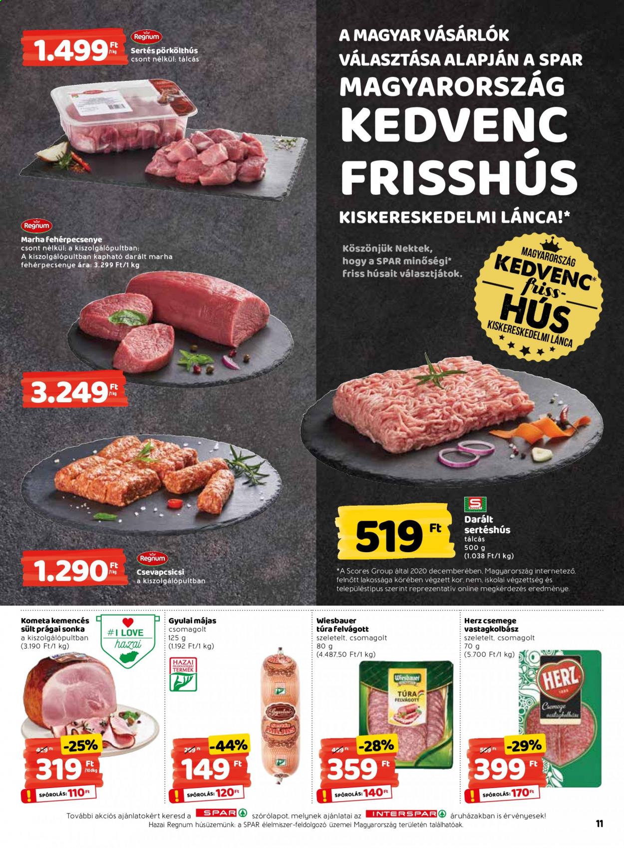 INTERSPAR akciós újságok - 2021.03.25 - 2021.04.03. Oldal 11