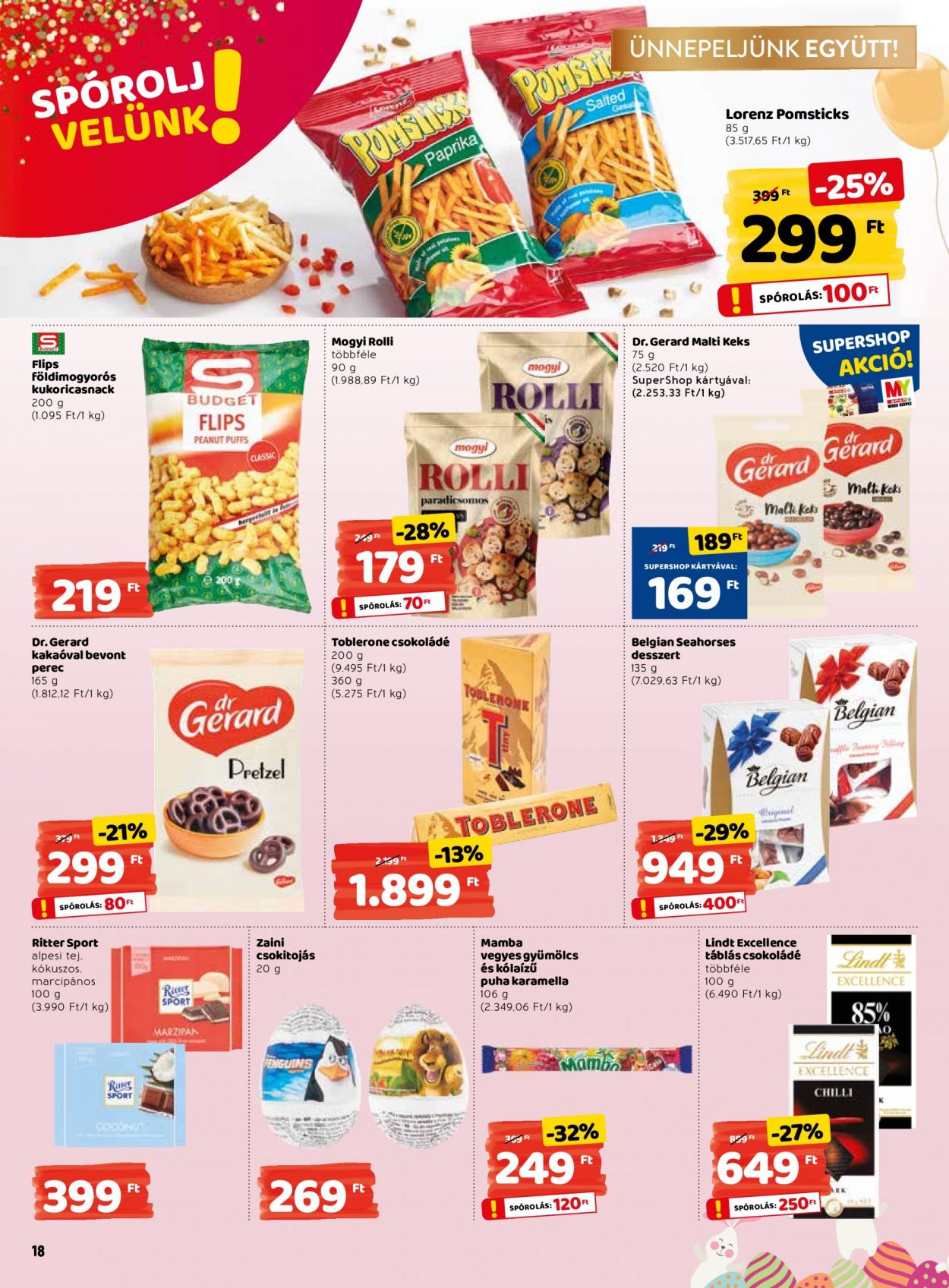 INTERSPAR akciós újságok - 2021.03.25 - 2021.04.03. Oldal 18