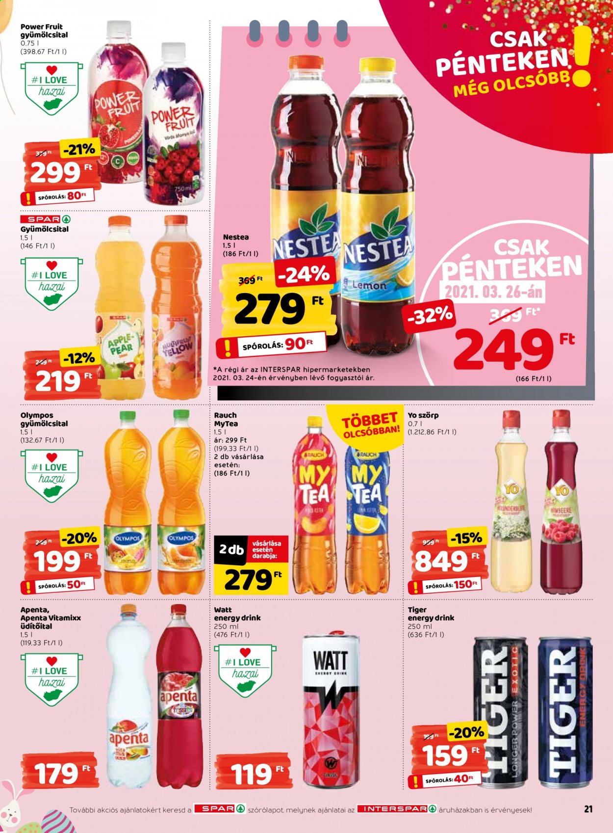 INTERSPAR akciós újságok - 2021.03.25 - 2021.04.03. Oldal 21