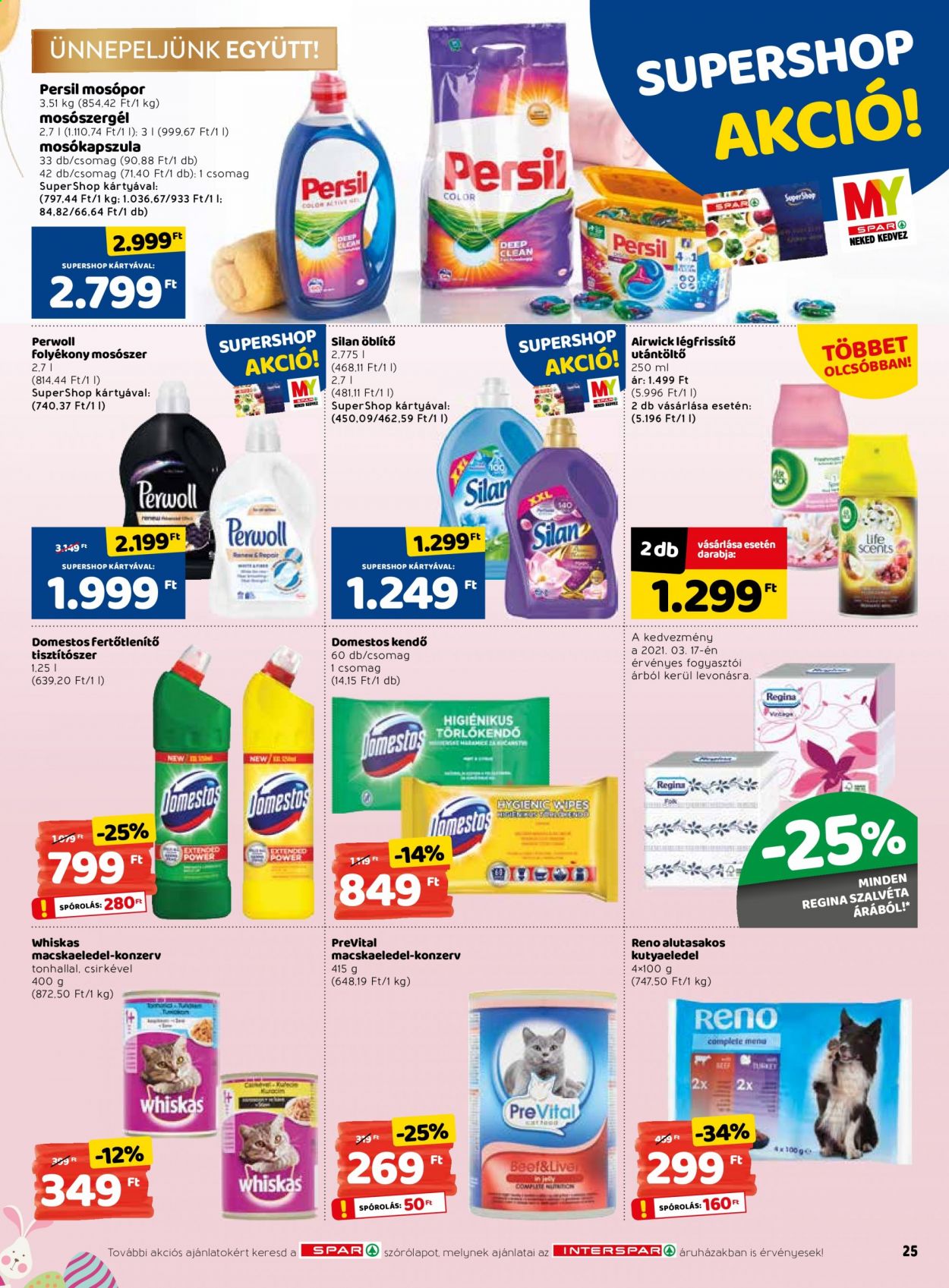 INTERSPAR akciós újságok - 2021.03.25 - 2021.04.03. Oldal 25