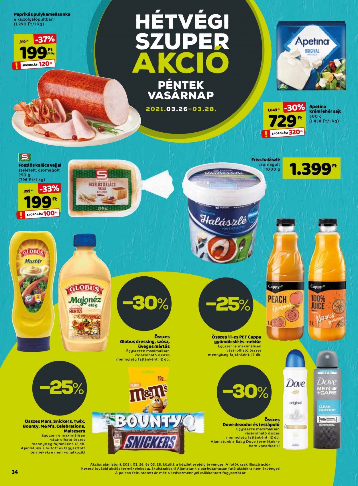 INTERSPAR akciós újságok - 2021.03.25 - 2021.04.03. Oldal 34