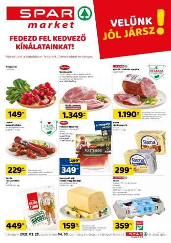 Újság SPAR market - 2021.03.25 - 2021.04.03.